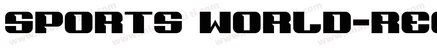 Sports World-Regular字体转换